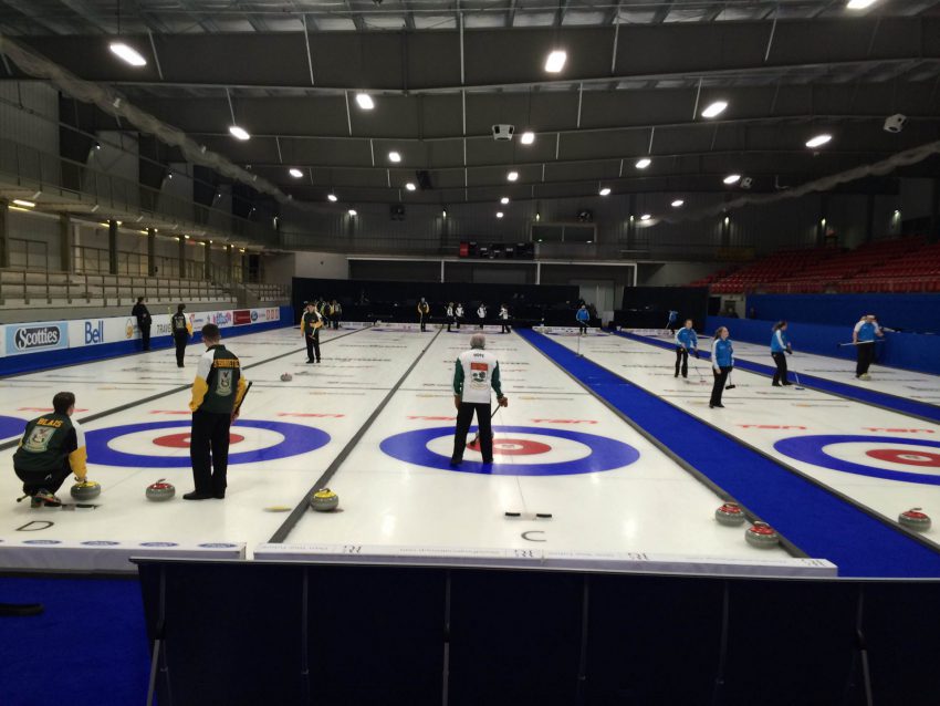 One undefeated rink at curling championship
