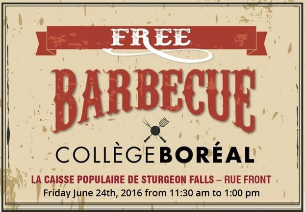 Community BBQ for College Boreal on Friday