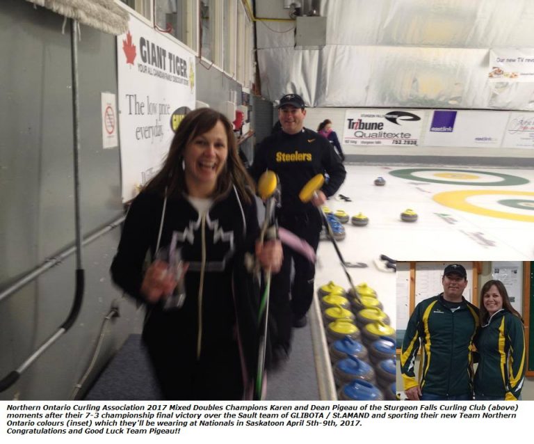 Olympic Champion First Opponent for Team Pigeau at Mixed Doubles Curling Nationals