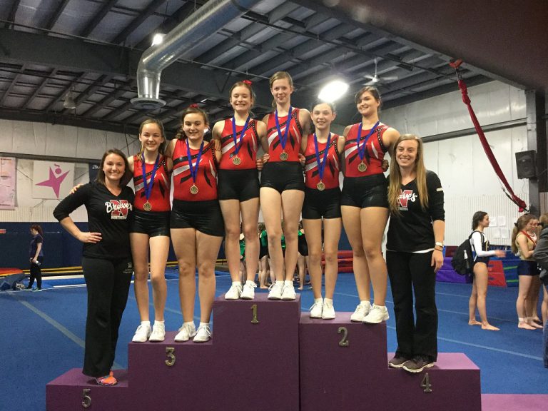 Silver Medal Finish at NOSSA for Northern’s Aerobic Gymnastics Team