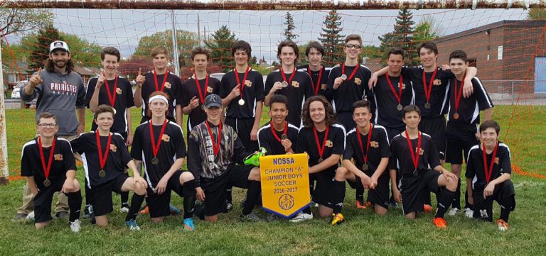 Medals for Franco Cité’s Junior and Senior Boys Soccer at NOSSA “A”