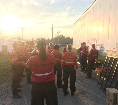 Forest Fire Update: Progress on Parry Sound 33