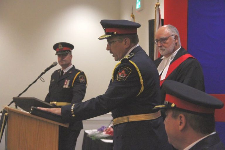 North Bay Police Chief has been busy during his first month on the job