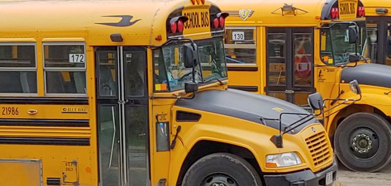 Amber-light system installed on school buses