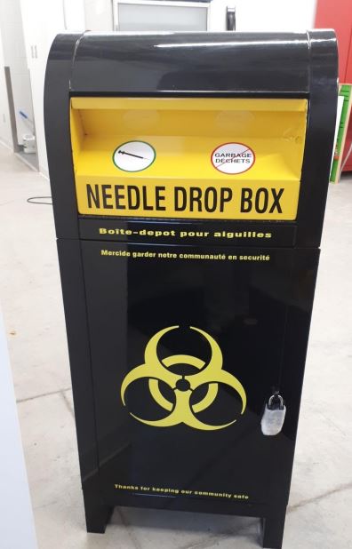 Downtown Sturgeon Falls to see dropbox for used substance abuse needles