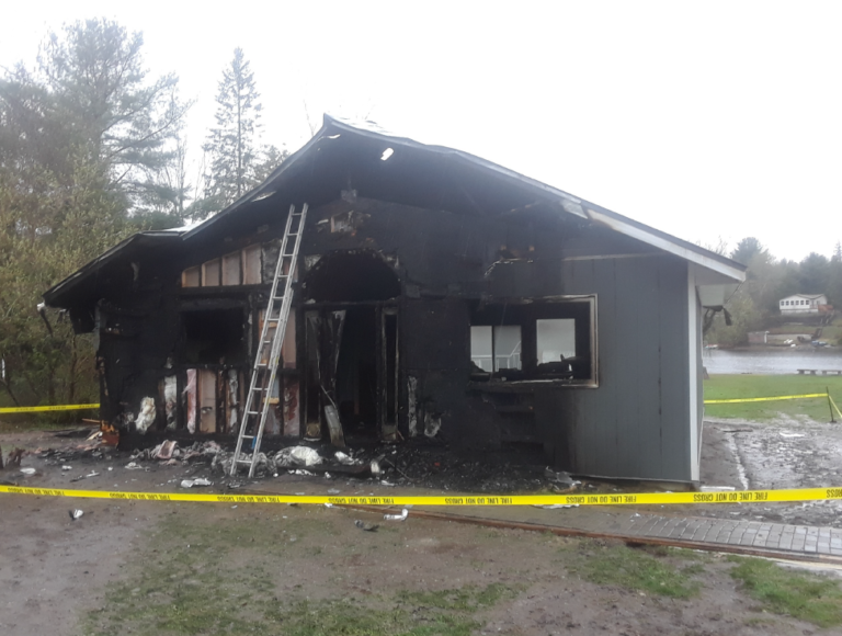 Arson investigation underway in French River