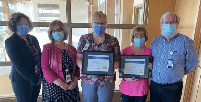 Two nurses recognized with RN Leadership Award