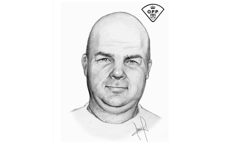 Age progression sketch of Robbie Aho released by OPP