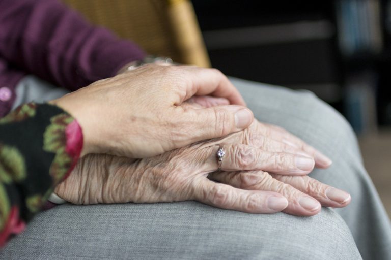 elderly, hands, old,