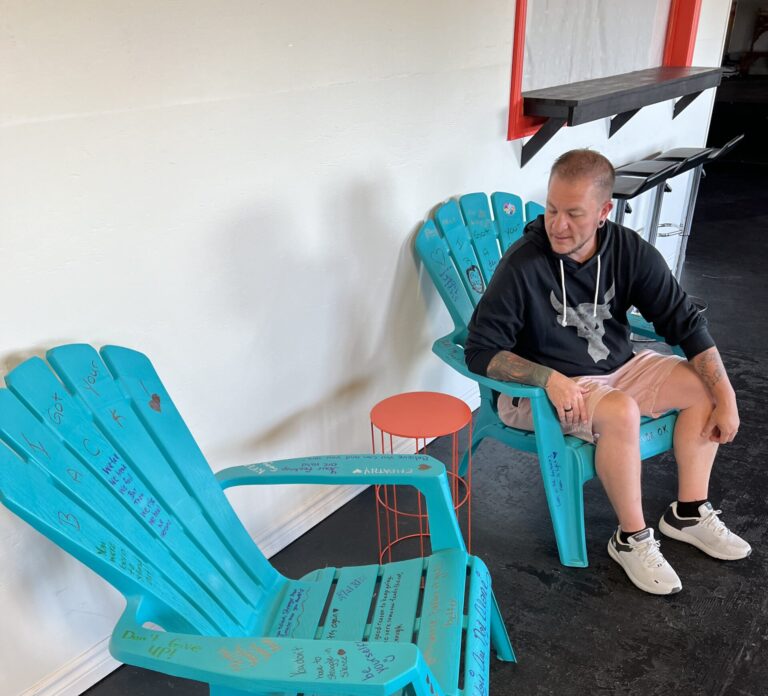 ‘Listening chairs’ donated to OUTLoud North Bay