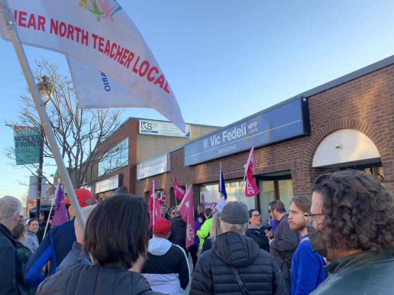 Local labour rallies for workers’ rights