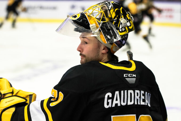 Two area hockey players representing Canada