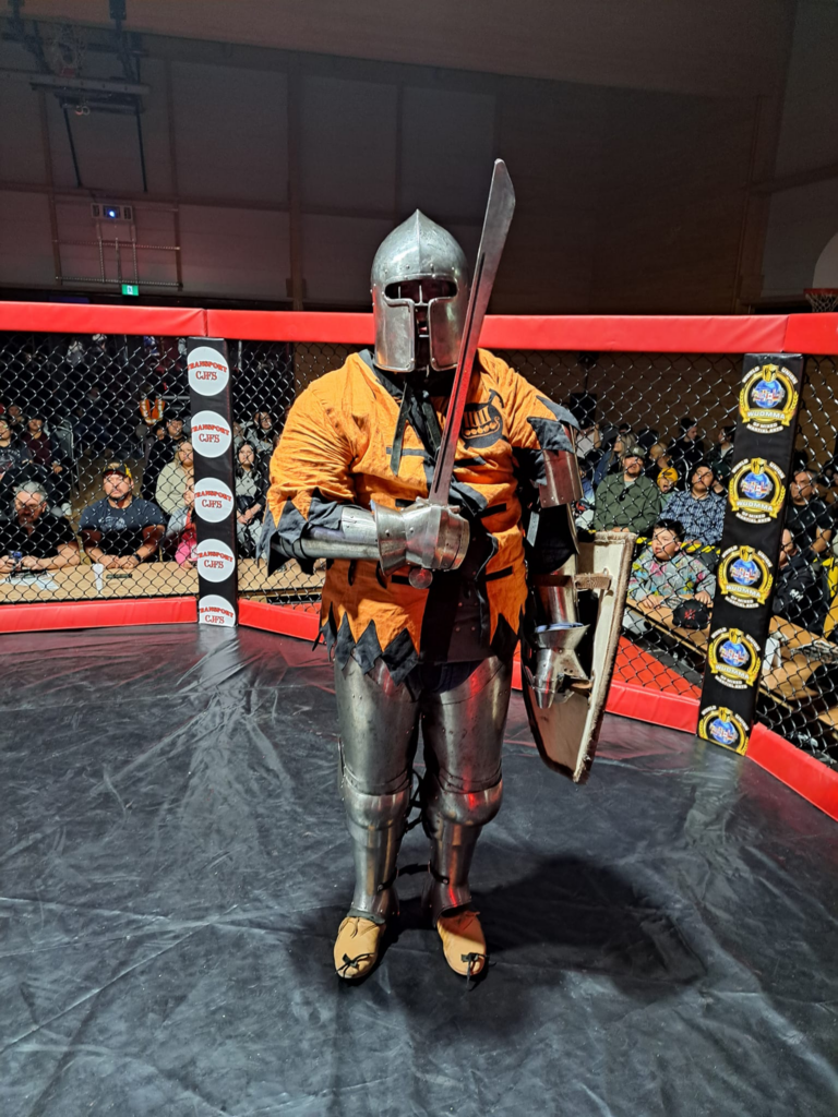 Local teacher Jeremy Seguin wins professional Knight Fight debut