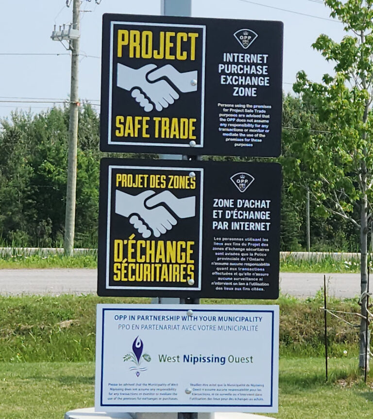 Project Safe Trade now available in West Nipissing
