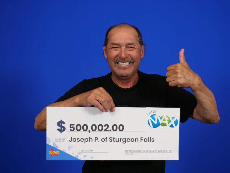Local 64-year-old retiree wins big with LOTTO MAX