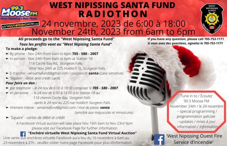 WNFS Santa Fund Radiothon goes live this Friday