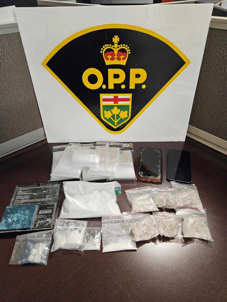 Almaguin OPP seize suspected drugs and charge two West Nipissing residents